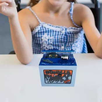 Кража денег игрушка динозавр, копилка электрическая милая электронная коробка для сбережений