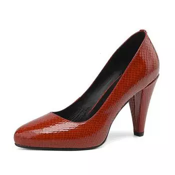 Krazing Pot натуральная кожа без шнуровки с круглым носком элегантные осенние пикантные женские летние женские туфли-лодочки для отдыха 34 чёрный