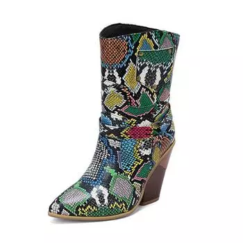 Krazing Pot полиуретановые туфли осень-зима 47 размер 48 супер размер танкетка острый носок модные ботильоны 34 чёрный