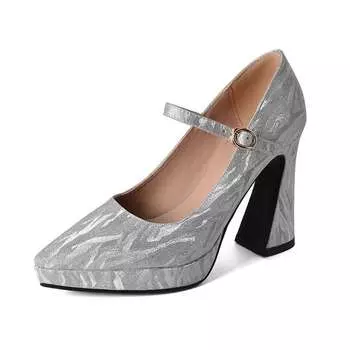 Krazing Pot, тканевые туфли с блестками, острым носком, на очень высоком каблуке, летние туфли с ремешками на щиколотке, большие размеры 43, женские водонепроницаемые туфли-лодочки 34 золотой