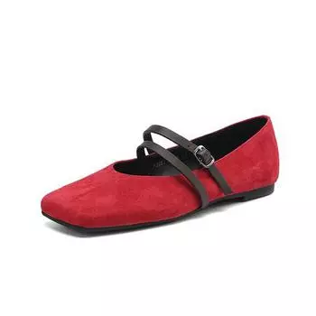 Krazing Pot Замшевая мода весна размер 42 41 низкий каблук женские туфли с квадратным носком балетки с кисточками и бахромой неглубокие балетки 35 коричневый