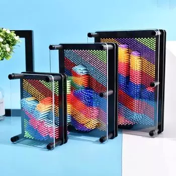 Креативная 3D фигурка, модель, игрушка для декомпрессии, детский подарок на день рождения, радужная 3D универсальная игрушка для декомпрессии, украшение для дома Small Royal Blue