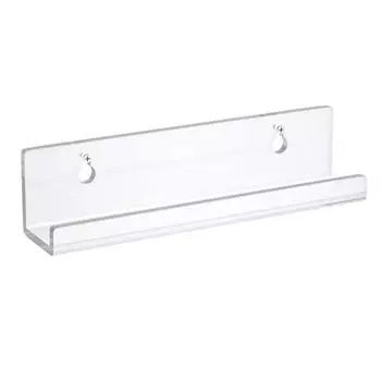 Креативная 7-дюймовая подставка для пластинок, прозрачный настенный держатель виниловых пластинок, акриловая полка для компакт-дисков прозрачный