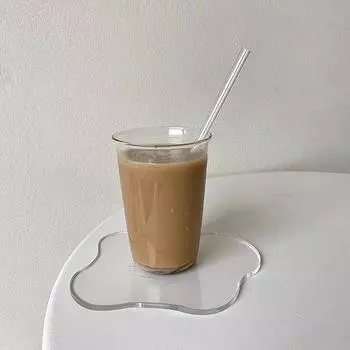 Креативная акриловая подставка под стакан, прозрачная подставка для кружки, подставка для хранения, фотореквизит, гаджет, столик, декоративная подставка для домашней вечеринки