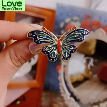 Креативная бабочка полая брошь ретро суд изысканная нежная женщина броши булавки аксессуары