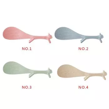 Креативная белка Лопатка для риса Подставка для ложки Совок Половник для риса Новые кухонные гаджеты