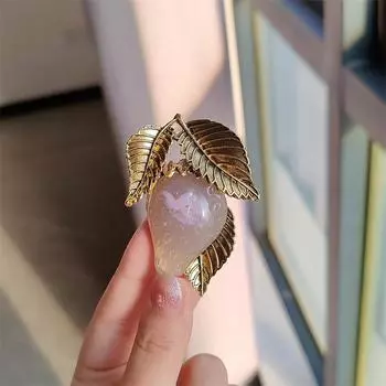 Креативная брошь из желейной смолы в виде клубники, сладкая брошь-фрукт, аксессуар для женского пальто и куртки