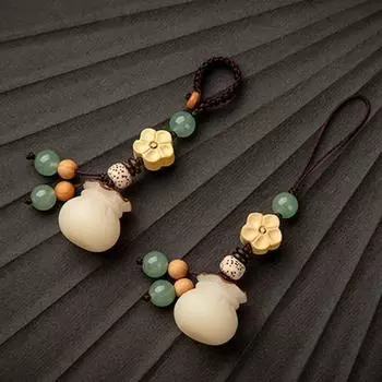 Креативная цепочка для телефона в виде цветка Бодхи в китайском стиле, подвеска «Удача Бодхи», подвеска для телефона, украшение