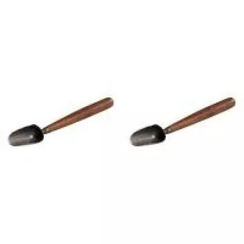 Креативная чайная лопатка с длинной ручкой, винтажная чайная ложка из черного дерева, изысканные чайные аксессуары