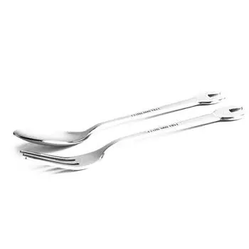 Креативная чайная вилка в форме ключа из нержавеющей стали 304, обеденная ложка, кофейные столовые приборы