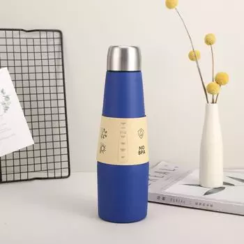 Креативная чашка-термос из нержавеющей стали 304, красивая простая бутылка для кока-колы, портативный спортивный чайник на открытом воздухе 532ml красный