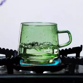 Креативная цветная стеклянная чашка, термоизолированный стакан, чашка для чая, эспрессо, кружка для коктейля, водки, вина, стеклянная чашка для виски, сока, посуда для напитков