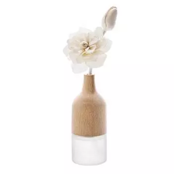 Креативная деревянная бутылка, диффузор, 30 мл, подарочный набор с эфирным маслом из ротанга