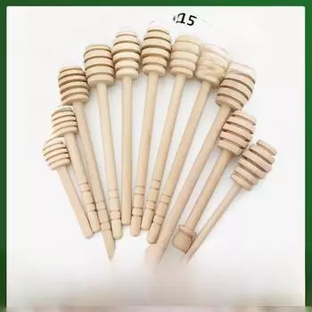Креативная деревянная палочка для размешивания меда Honey Stick 8#