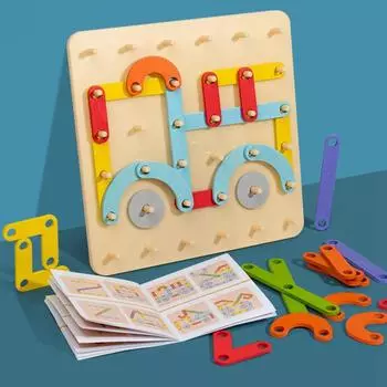 Креативная доска Монтессори для раннего обучения, 3DPголоволомка для детей дошкольного возраста, игрушки для малышей, подарки для детей