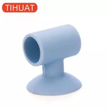 Креативная дверная ручка, защитная накладка на замок, настенный глушитель, защита от столкновений, присоска синий