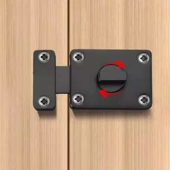 Креативная дверная защелка из алюминиевого сплава, противоугонное оборудование, защелка с защитным болтом, прочные дверные засовы, дверной замок S серебряный