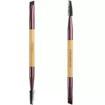 Креативная двойная бамбуковая ручка для бровей, кисть для бровей, расческа для женщин, дамы, уникальные