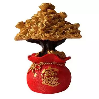 Креативная фигурка денежного дерева, изысканная, яркая, устойчивая к погодным условиям