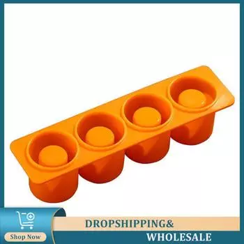Креативная форма для льда, оригинальность, легко чистить, силиконовый материал, 3 цвета, классная форма для льда, кухонные принадлежности, силикон, утилита оранжевый
