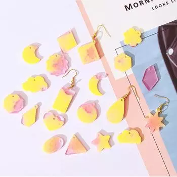 Креативная форма для сережек ручной работы, ушной кулон, силиконовая форма, формы для изготовления ювелирных изделий, практичные формы для украшений для ушей 5