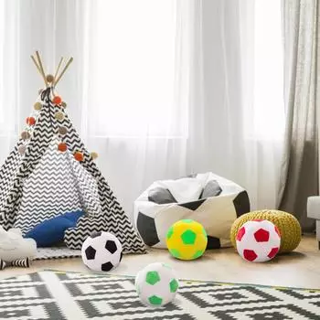 Креативная футбольная подушка, подушка, большая сферическая плюшевая игрушка, детский памятный футбольный подарок One Size