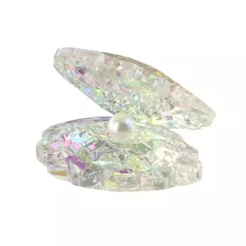 Креативная хрустальная статуэтка, красочная миниатюрная статуэтка, украшение для дома, хрустальная ракушка, ювелирные изделия для девочек прозрачный