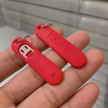 Креативная игла для извлечения карт, верхняя игла для мобильного телефона и планшета, силиконовый чехол, верхняя игла для портативного устройства для извлечения карт One Size красный