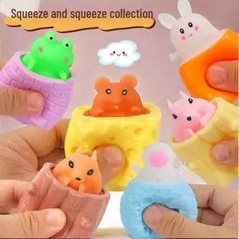 Креативная игрушка для снятия стресса «Белка и сыр» для детей