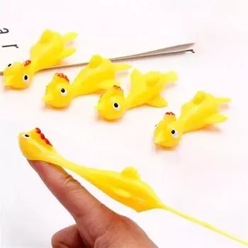 Креативная игрушка для снятия стресса, нажимающая на палец - мягкий резиновый палец TPR - новая и уникальная детская игрушка One Size