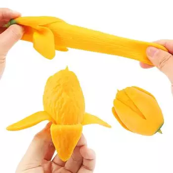 Креативная игрушка для сжимания манго для декомпрессии, мяч с имитацией фруктового удовольствия, удобное прикосновение для снятия стресса