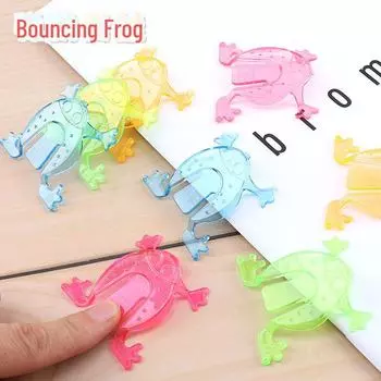 Креативная игрушка-прыгающая лягушка: Классический ностальгический образовательный подарок для детей и малышей mixed hair