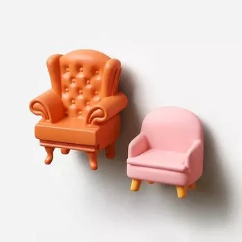 Креативная имитация дивана, наклейки на холодильник, смоляные 3D сообщения, стикеры для заметок, индивидуальный дизайн