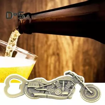 Креативная имитация ретро мотоциклетная открывалка для бутылок из цинкового сплава открывалка для пива на день рождения, Рождественский фестиваль, подарок античный бронзовый