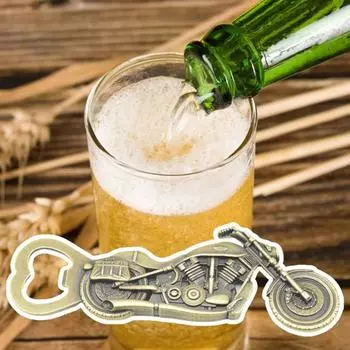 Креативная имитация ретро мотоциклетная открывалка для бутылок из цинкового сплава открывалка для пива на день рождения, Рождественский фестиваль, подарок античный бронзовый