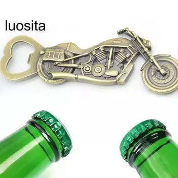 Креативная имитация ретро мотоциклетной открывалки для бутылок, открывалка для пива из цинкового сплава, подарок на день рождения, Рождественский фестиваль бронзовый