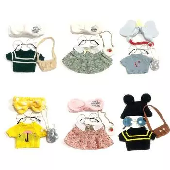 Креативная индивидуальная повязка для волос, сумка для очков, плюшевые игрушки, аксессуары