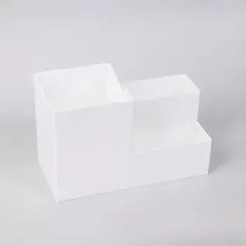 Креативная канцелярия Подставка для ручек Настольный держатель для мобильного телефона Органайзер Простой и большой вместимости Офисные принадлежности для хранения белый