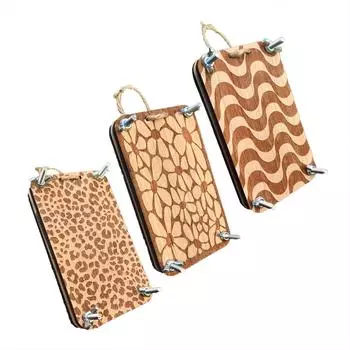 Креативная карманная машинка для тиснения, деревянная подвеска ручной работы One Size