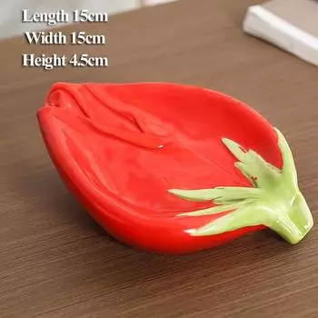 Креативная керамическая мыльница в форме листа розы, бытовая ванная комната, кухонная утварь, слив для раковины, мыльница, легкая, роскошная стойка Stora 1 шт.