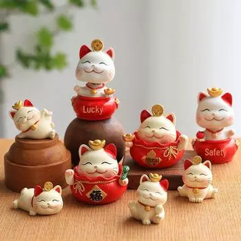 Креативная консоль Lucky Cat Car и украшение для дома