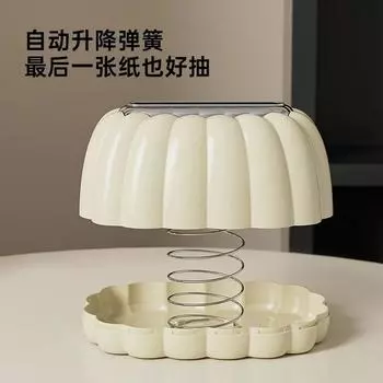 Креативная коробка для салфеток в форме тыквы, настольный стиль с плюшевым и кремовым дизайном, органайзер для хранения бумаги дома и в офисе, полотенце