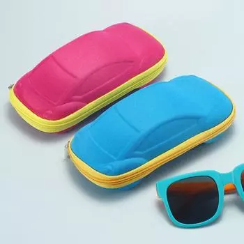 Креативная коробка для солнцезащитных очков, мультяшный держатель для очков, милый чехол для очков EVA, защитные очки синий