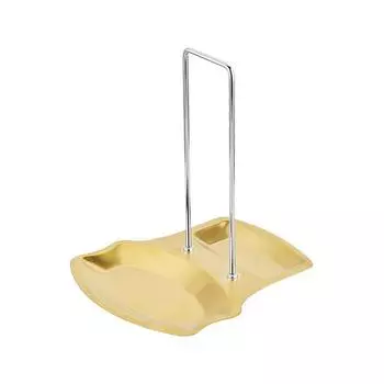 Креативная кухонная утварь Подставка для крышки кастрюли Органайзер Многофункциональная подставка для суповой ложки из нержавеющей стали Подставка для слива посуды One Size