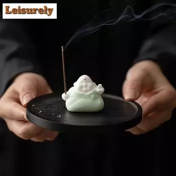 Креативная линия Dragon Boat Festival, курильница для благовоний, ароматическая печь для ароматерапии, держатель для курильницы Zen Buddha, украшения для комнаты