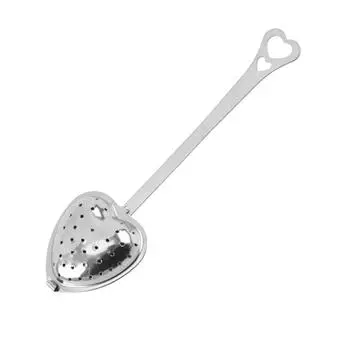 Креативная ложка из нержавеющей стали, позолоченная кофейная ложка в форме сердца, простой многоцветный половник с зеркальной полировкой