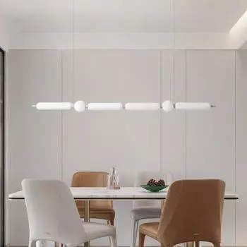 Креативная люстра для ресторана, гостиная, подвесной светильник на длинной струне, минималистская люстра для барной стойки, домашний декор 3-Colors No Remote