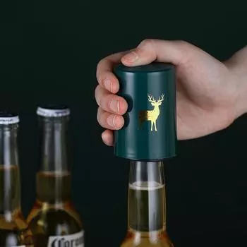 Креативная магнитная автоматическая открывалка для пивных бутылок, кухонная пресс-крышка из нержавеющей стали, пивной штопор, инструменты, портативные гаджеты для бара