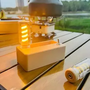 Креативная магнитная складная настольная лампа с мягким свечением, без мерцания, прочная конструкция, компактный размер, регулируемая яркость, перезаряжаемая светодиодная лампа A