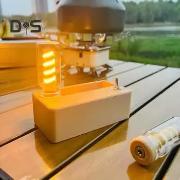 Креативная магнитная складная настольная лампа с мягким свечением, без мерцания, прочная конструкция, компактный размер, регулируемая яркость, перезаряжаемая светодиодная лампа A